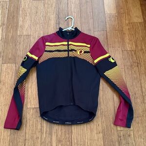 Pearl Izumi Maroon and Black Cycling Jersey